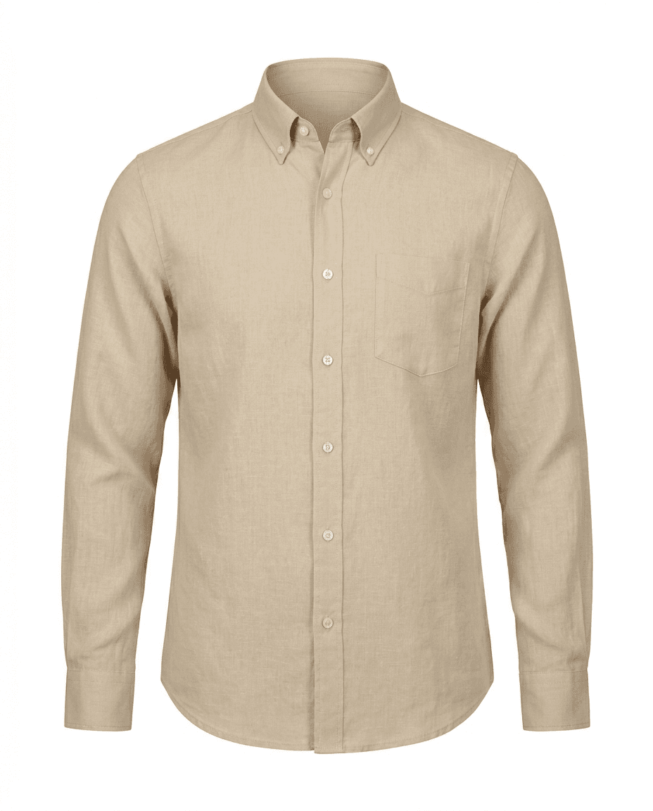 Slim-Fit Linen Shirt