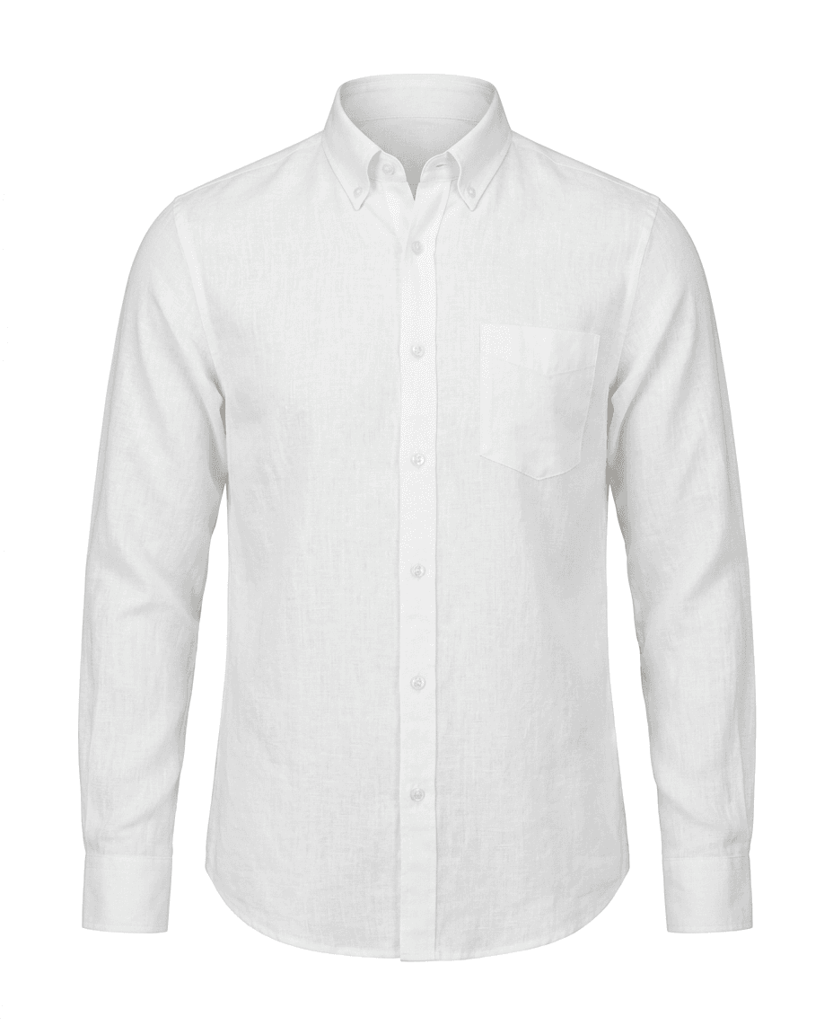 Slim-Fit Linen Shirt