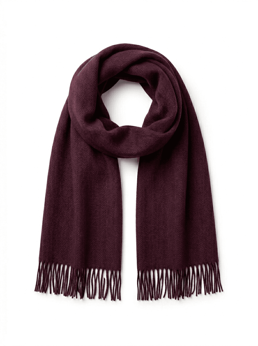 Herringbone Wool Scarf