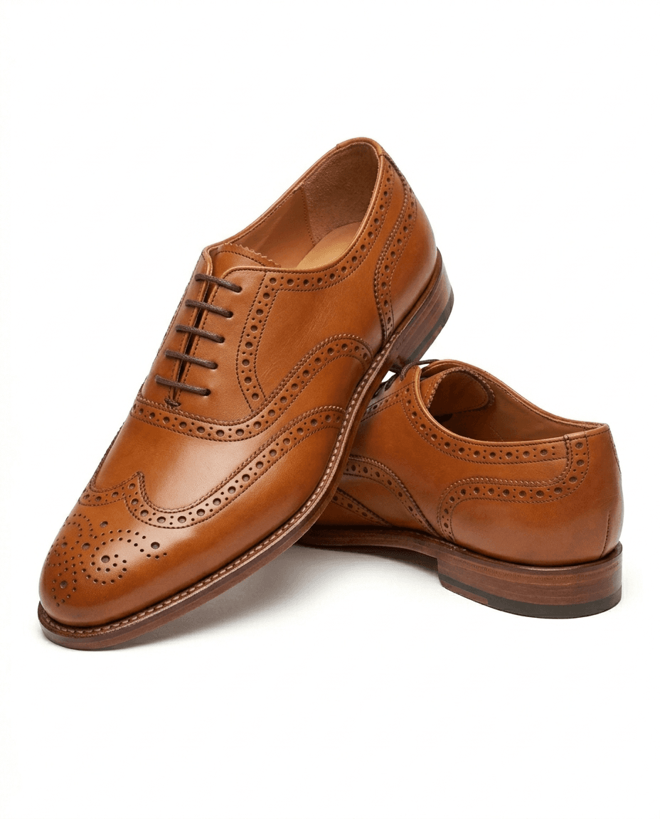 Full-Brogue Derby Shoes