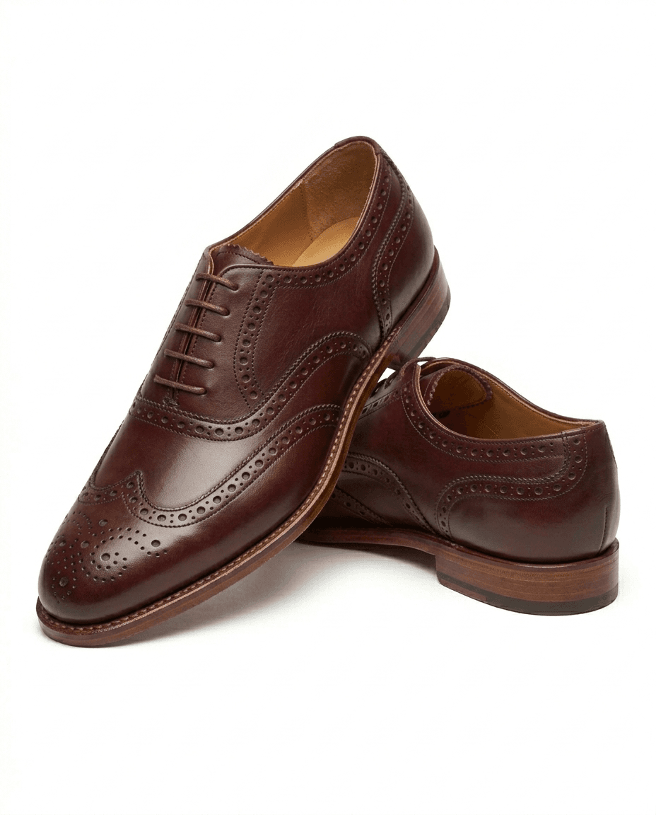 Full-Brogue Derby Shoes